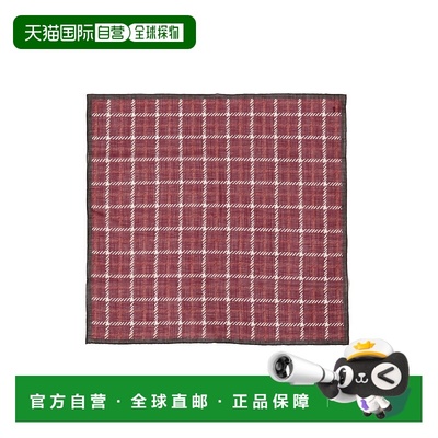 1h可退 日本直邮Vincenzo Miozza 男士棉麻格纹领巾 21470081085