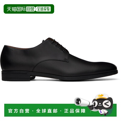 1h可退 香港直邮潮奢 BOSS 波士 男士 黑色 Structured Leather