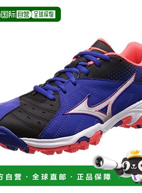 【日本直邮】Mizuno美津浓 球鞋 蓝x银x黑色  23cm 3E  X1GD1850