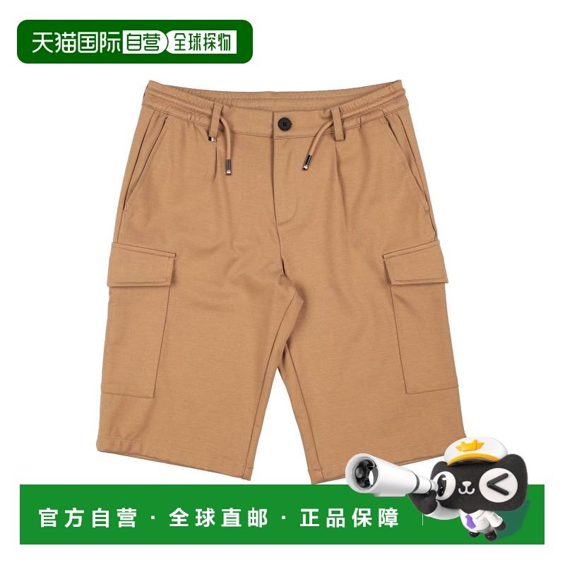 1h可退 香港直邮BOSS 波士 男童 短裤童装 brown棕色 舒适时尚,童装/婴儿装/亲子装,裤子,淘宝优惠券,粉丝福利购,淘宝优惠卷