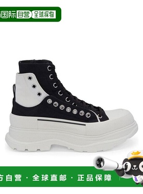 【99新未使用】香港直邮Alexander McQueen Tread Slick 系带高帮