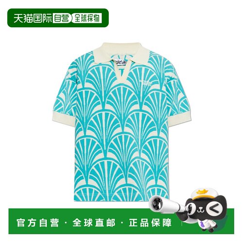 1h可退 香港直邮MCM 男士POLO衫 MHTGAMM0601B AW2026 蓝色 MCM X