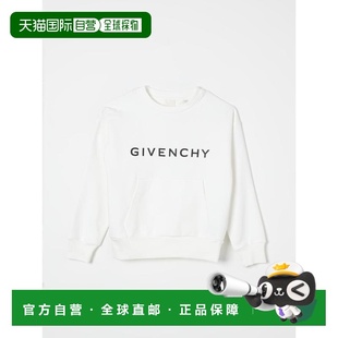 女童针织毛衣 圆领长袖 H30421117 白色 AW2024 香港直邮GIVENCHY