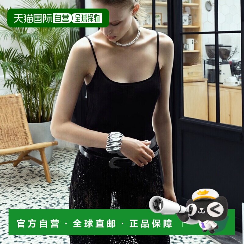 自营欧洲直邮Mango芒果 女士银色伦敦手镯