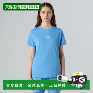 自营欧洲直邮北面女士基本款休闲T恤TheNorthFace新款针织纯棉