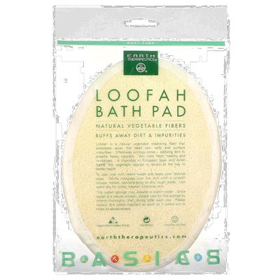 自营｜Earth Therapeutics丝瓜搓澡巾天然植物纤维细腻易用1只