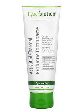 美国直邮Hyperbiotics益生菌牙膏成分温和持久留香清新干净113g
