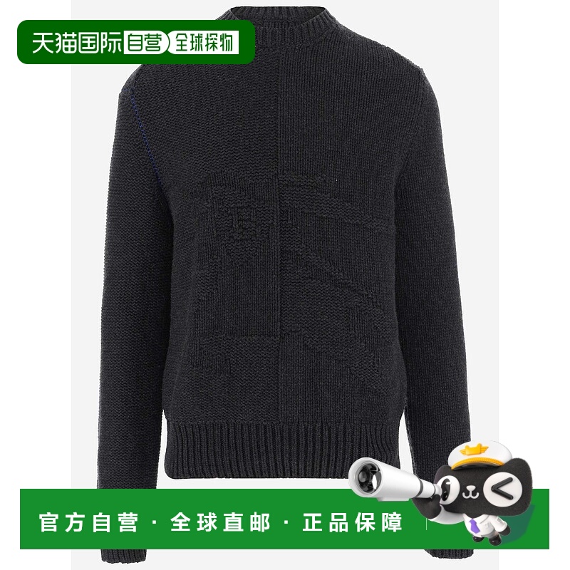 1h可退 香港直邮BURBERRY 男士针织毛衣 8092863 AW2024 黑色