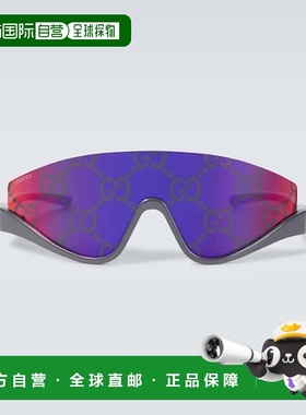 香港直邮Gucci 古驰 男士 防护罩太阳眼镜 grey灰色 舒适时尚