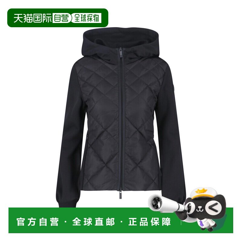 1h可退 香港直邮Moncler 盟可睐 女士 黑色毛线衫 0938G0001389B0
