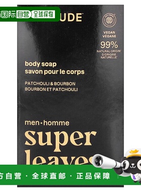 香港直邮爱的态度,Super Leaves™, Body Bar Soap, For Men, Patc