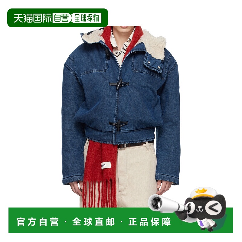 香港直邮Jacquemus The de-Nimes Duffle 牛仔休闲夹克 25HOUM0-0
