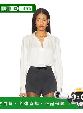 1h可退 香港直邮VINCE 女士 Placed 罩衫式 V133613139 beige米色