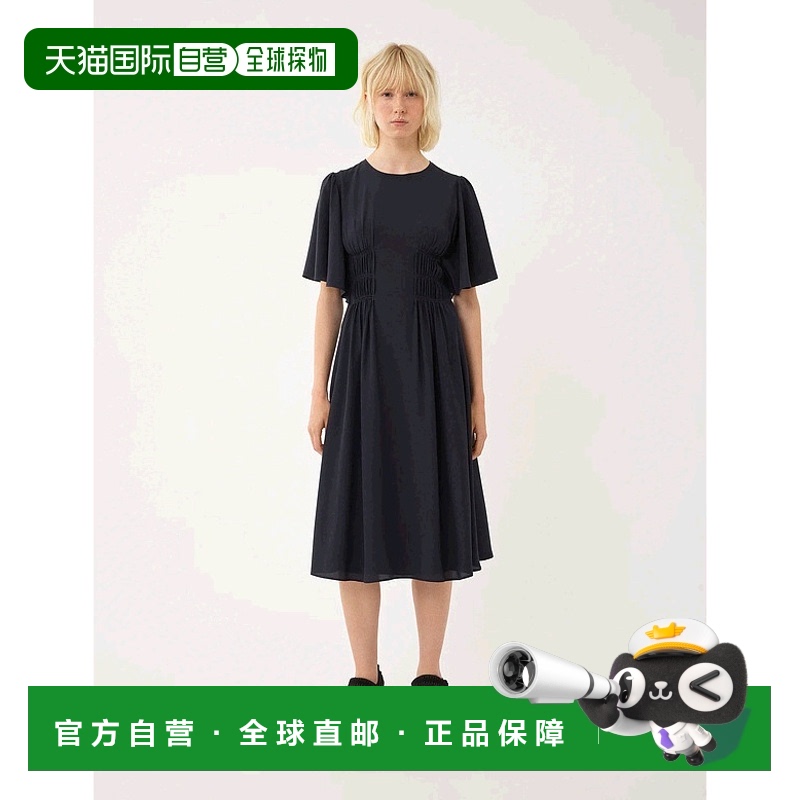 香港直邮Chloe 翼袖喇叭形连衣裙 C24SRO01004