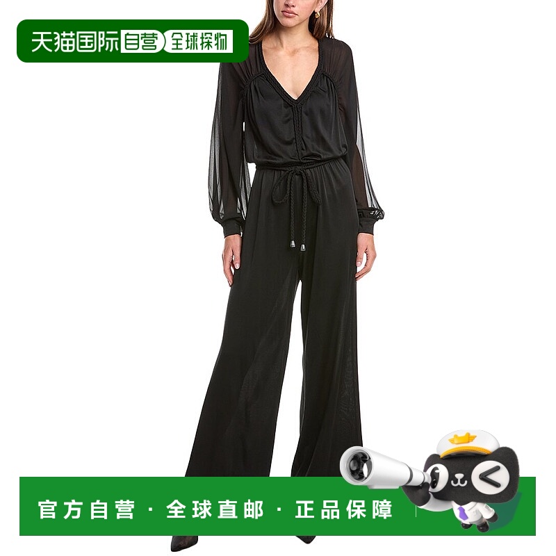 自营 Diane von Furstenberg Ophelia 连体裤 - 黑色 美国奥莱直