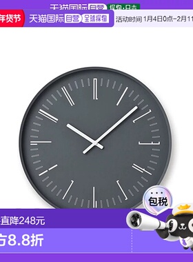 日本直邮Lemnos draw绘画挂钟创意数字时钟客厅简约现代挂表
