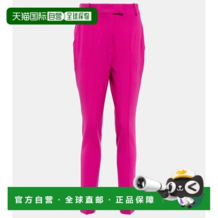 1h可退 香港直邮The Attico 女士 Berry crêpe 高腰修身长裤