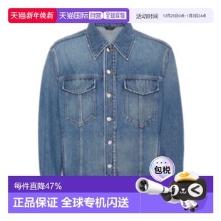 Men 单排扣牛仔夹克 香港直邮FENDI 24FW