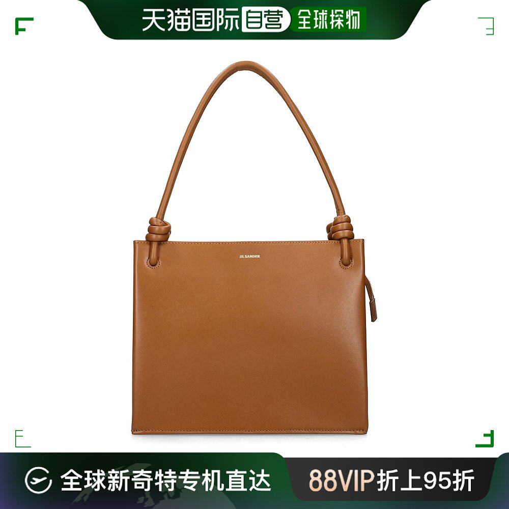 香港直邮潮奢 jil sander 吉尔 桑达 女士 twist中号皮革单肩包