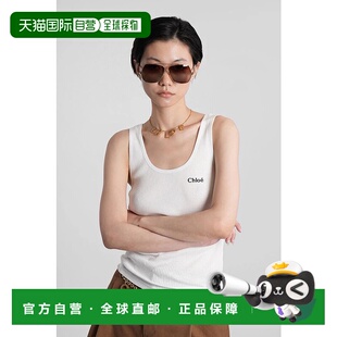 女士T恤 Chloe 412434CH25SJH12180 白色 AW2025 香港直邮CHLOÉ