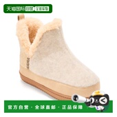 Women Slipper and 自营Dearfoams Boot Felted Plaid oatmea