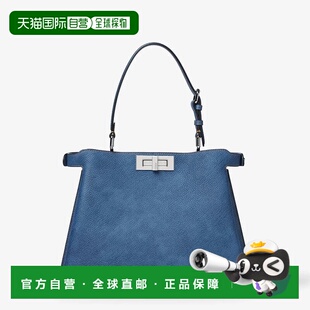 女士单肩包 Fendi 8BN353AUR3F04QL 蓝色 Peek 香港直邮FENDI