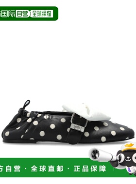 香港直邮Ganni 波点芭蕾平底鞋 B1020059
