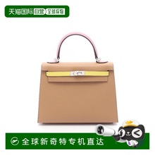 1h可退 日本直邮中古Hermes爱马仕女包A级95新Kelly 25凯莉25牛皮