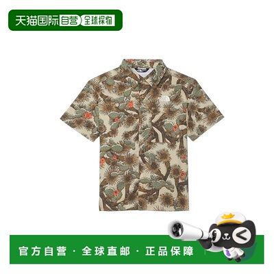1h可退 香港直邮the north face 北面 男童 Amphibious 短袖领尖(