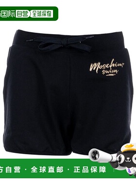 1h可退 香港直邮MOSCHINO 女士短裤 M67092124555 SS2021 黑色 黑