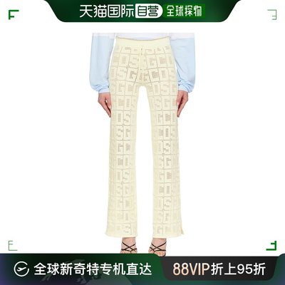 香港直邮潮奢 Gcds 女士 灰白色 Monogram 长裤 A1OW2900KA5