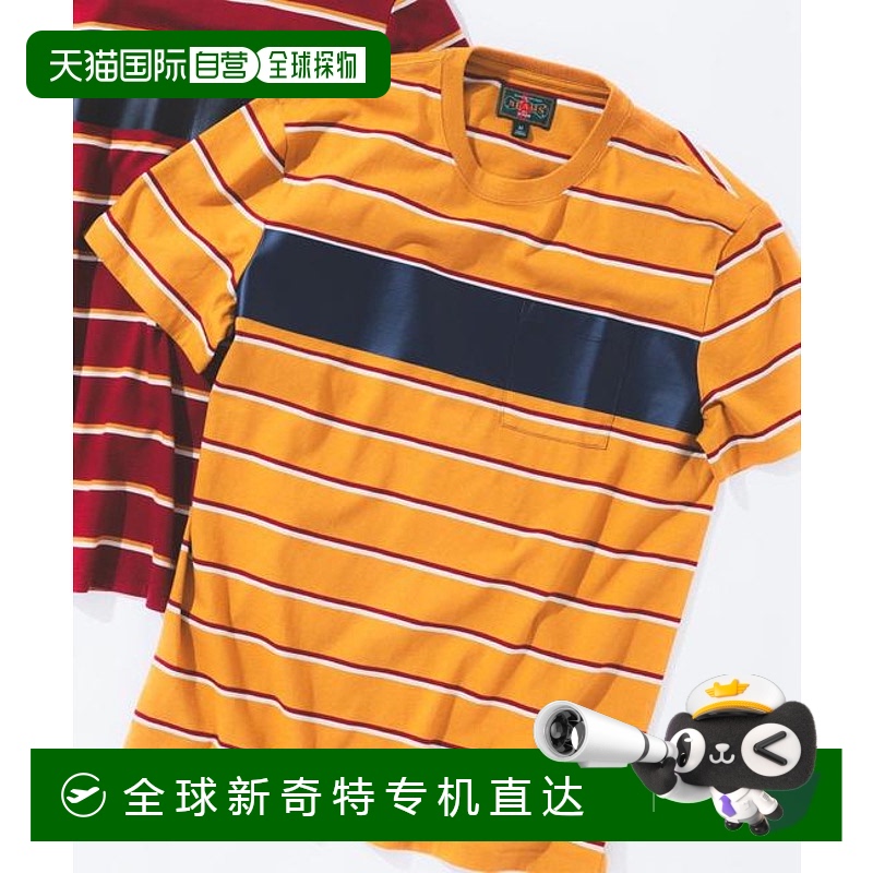 1h可退 日本直邮BEAMS PLUS J.Crew口袋T恤印花男装纯棉