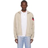 Moncler J20918G0000189A8F 米色拉链运动夹克 盟可睐 男士