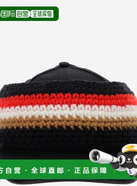 香港直邮BURBERRY 男士帽子 8052498BLACKCAMEL博柏利高级感 正品