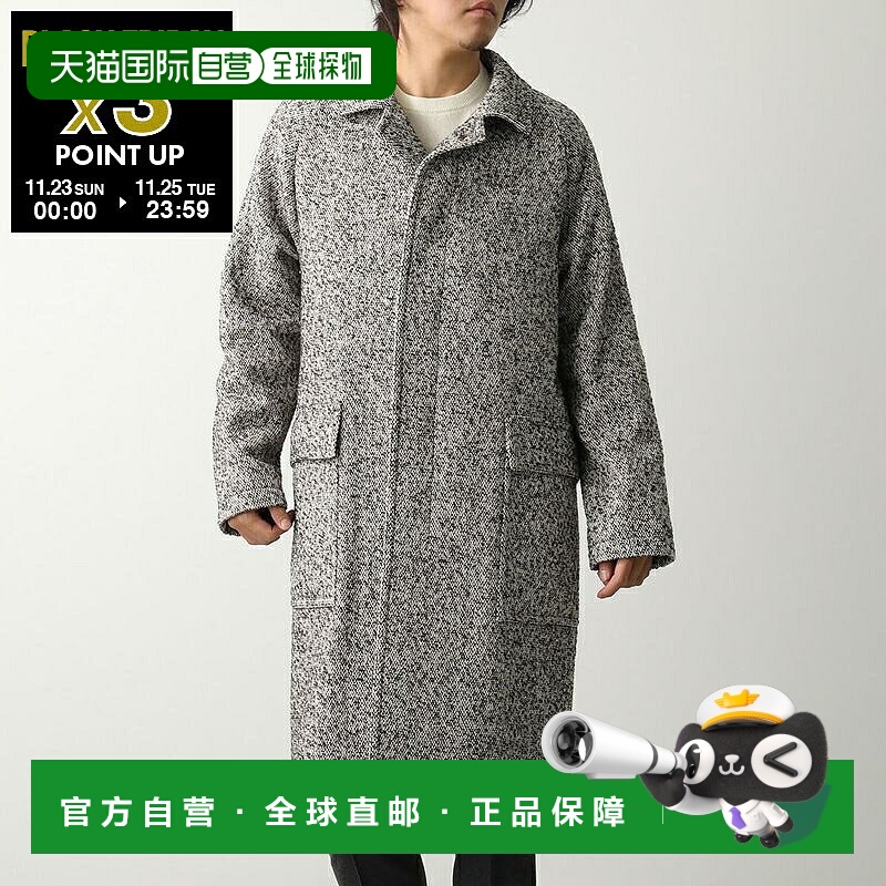 日本直邮TAGLIATORE 男士巴领大衣LOYD/S 码 ST 260015单排扣粗花