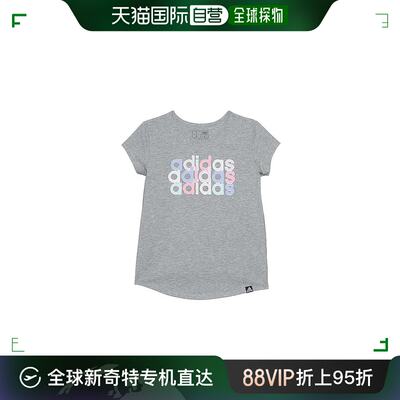 香港直邮潮奢 adidas 阿迪达斯 女童 Yrr Htr Tee 基础款T恤(Big