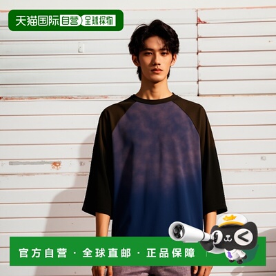 1h可退 日本直邮Jeans Factory Clothes 男士重工水洗棒球T恤 宽