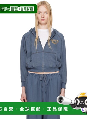 1h可退 香港直邮潮奢 SKIMS 女士 蓝色 Lightweight Fleece Zip U