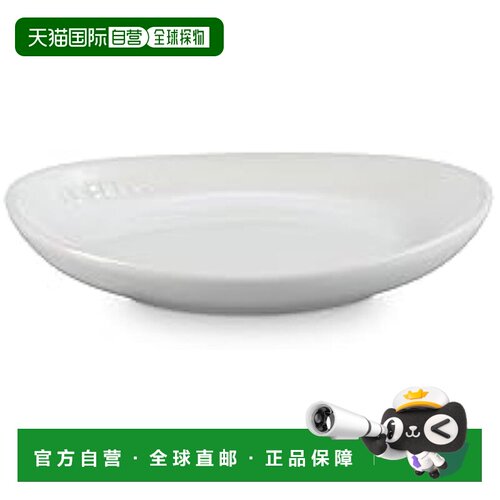 【日本直邮】Le Creuset酷彩 圆餐盘 19cm 白色 耐热耐冷新款盘子