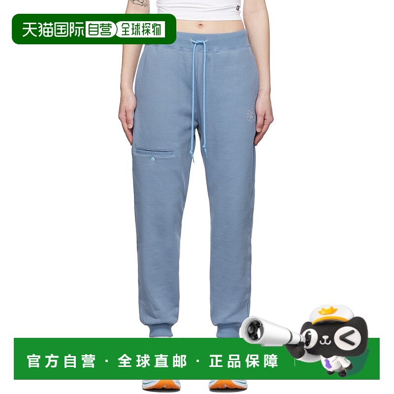 1h可退 香港直邮潮奢 OK 女士 蓝色五袋运动裤 OK21PR21KP011