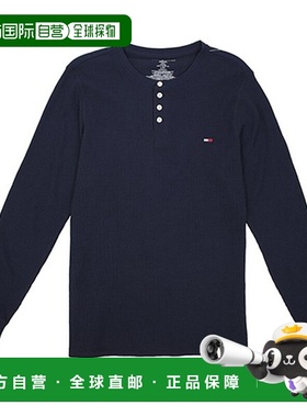 韩国直邮TOMMY HILFIGER 汤米-希尔费格长袖亨利领衬衫 09T4076-4
