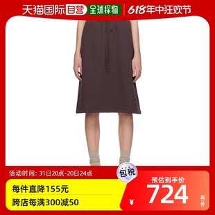 女士 紫色抽绳半身裙 Essentials 香港直邮潮奢 160BT225035FW