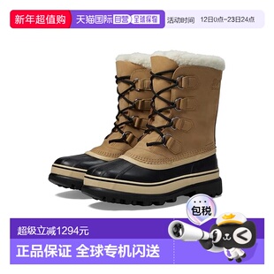 1h可退 香港直邮Sorel 冰熊 女士 Caribou™ 雪地靴 yellow黄色 舒