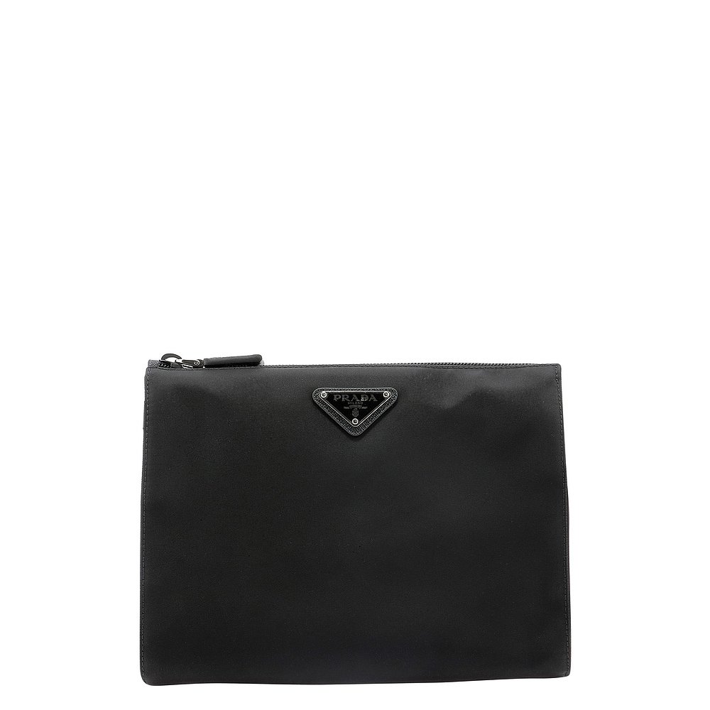 PRADA 男士手拿包 2NE789064F0002 CO 黑色 Nylon beauty case