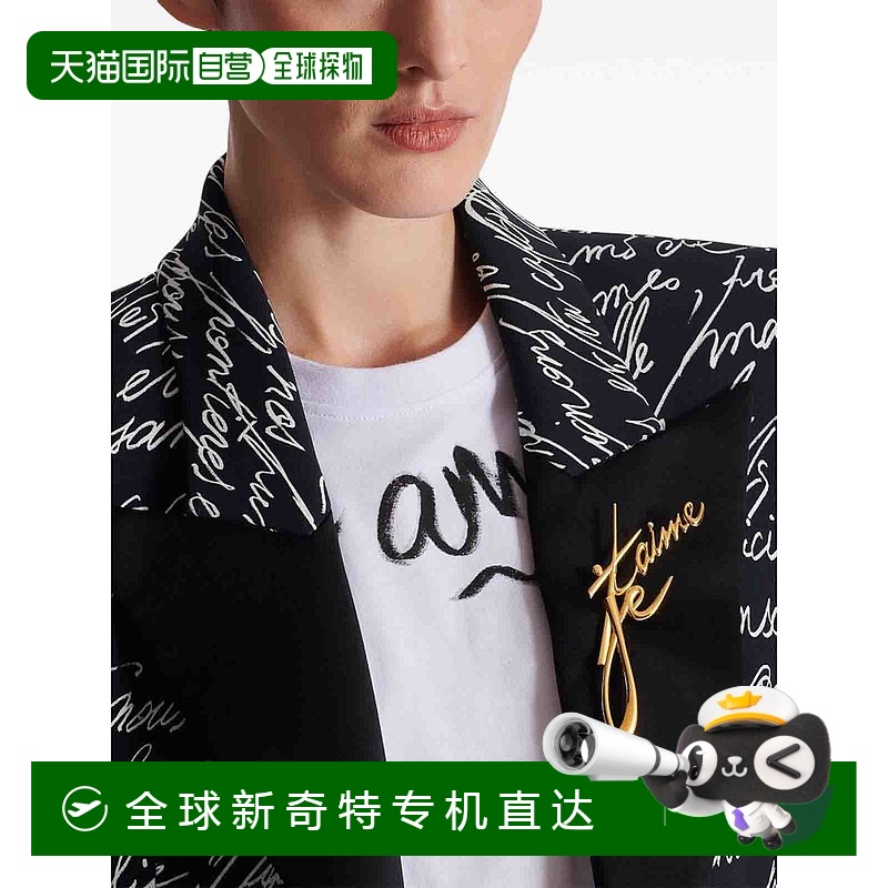 1h可退 香港直邮BALMAIN 女士胸针 EN1XM469MBRA1KA SS2025 黄色