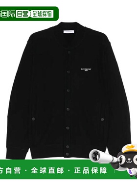 韩国直邮纪梵希黑色开襟羊毛衫 BMK00V3YS1001