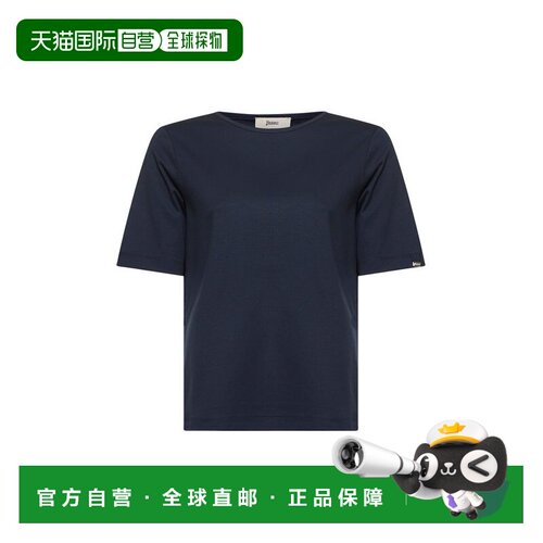 1h可退 香港直邮Herno 女士 圆领短袖T恤 JG000258D52063