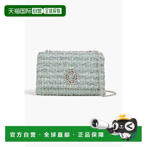 1h可退 香港直邮Maje 女士 金属感粗花呢肩包 MFASA01035MULTICOL