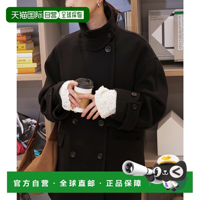 1h可退 日本直邮FREE'S MART 女装 2WAY宽松P外套 大翻领金属扣设