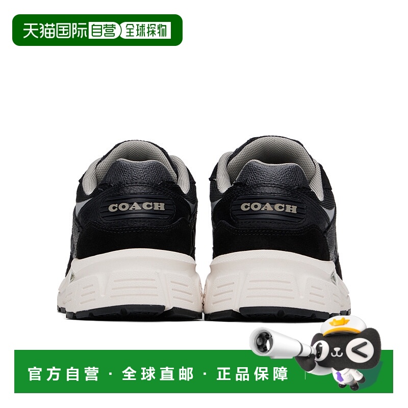 1h可退 香港直邮COACH 男士运动鞋 CN337CQBKCHARCOALBLACK AW202